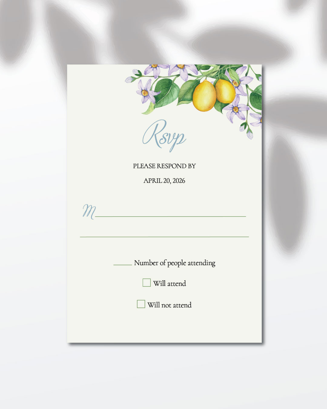 Single Sheets Unique Style Wedding Invitations 4