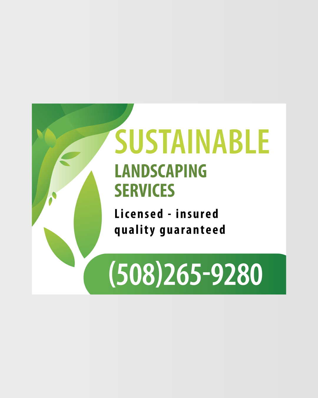 Landscaping Car Magnet