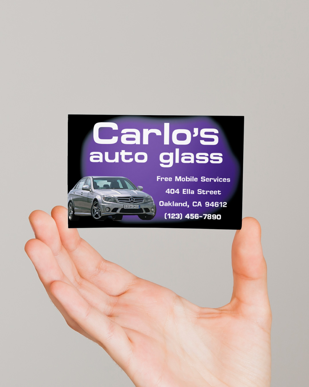 Violet Spectre and Photo Standard Business Cards 1