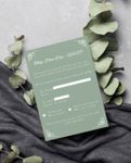 Simple and Elegant Simple Flat 5x7 Wedding Invitation 2