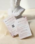 Beautiful Boho Simple Flat 5x7 Wedding Invitation 2