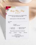Gorgeous Flower Arrangement Simple Flat 5x7 Wedding Invitation 2