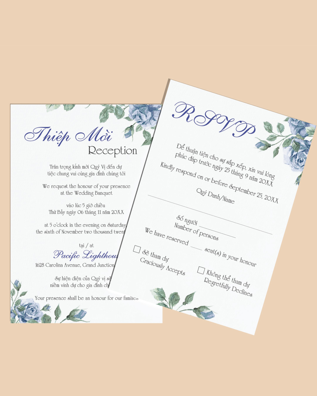 Reception and RSVP