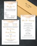 Shiny Golden Mandala Wedding Invitation 1