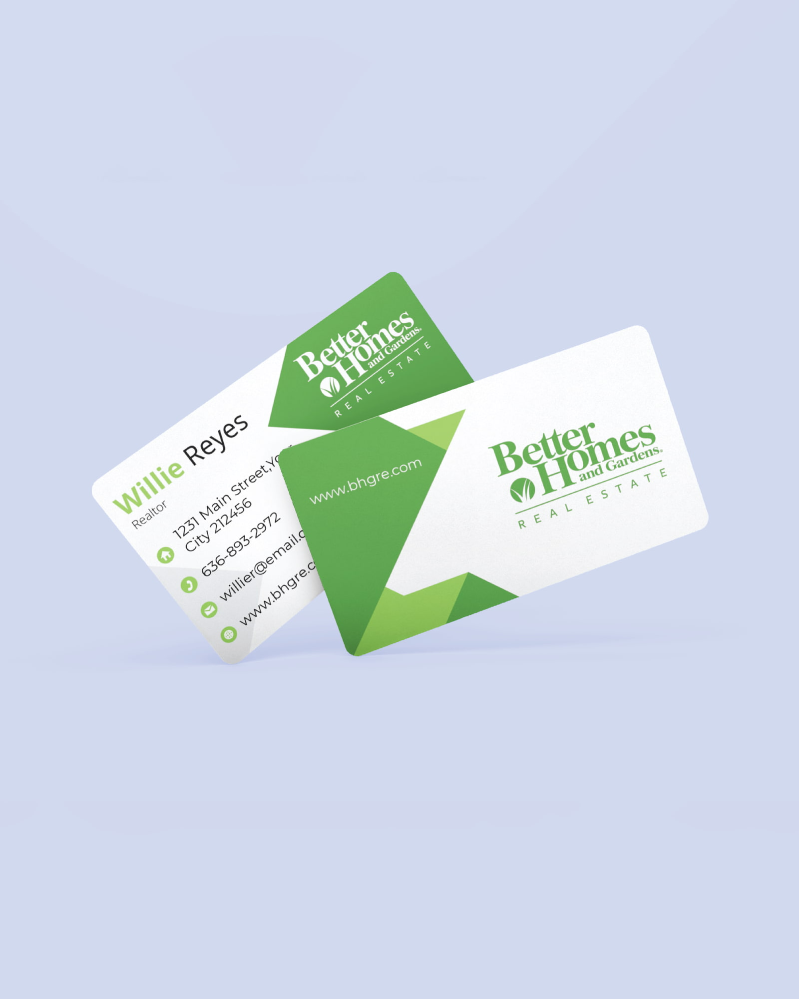 Range of Greens BHGRE Business Cards