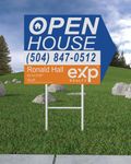 Exp Realty Soft Colors Arrow Shape Sign