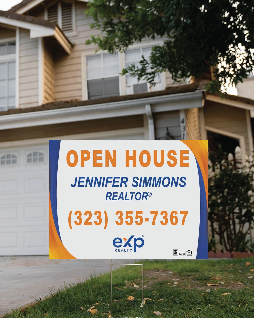 Exp Realty Elegant Borders Yard Sign