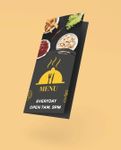 Yellow and Black To-Go Menus