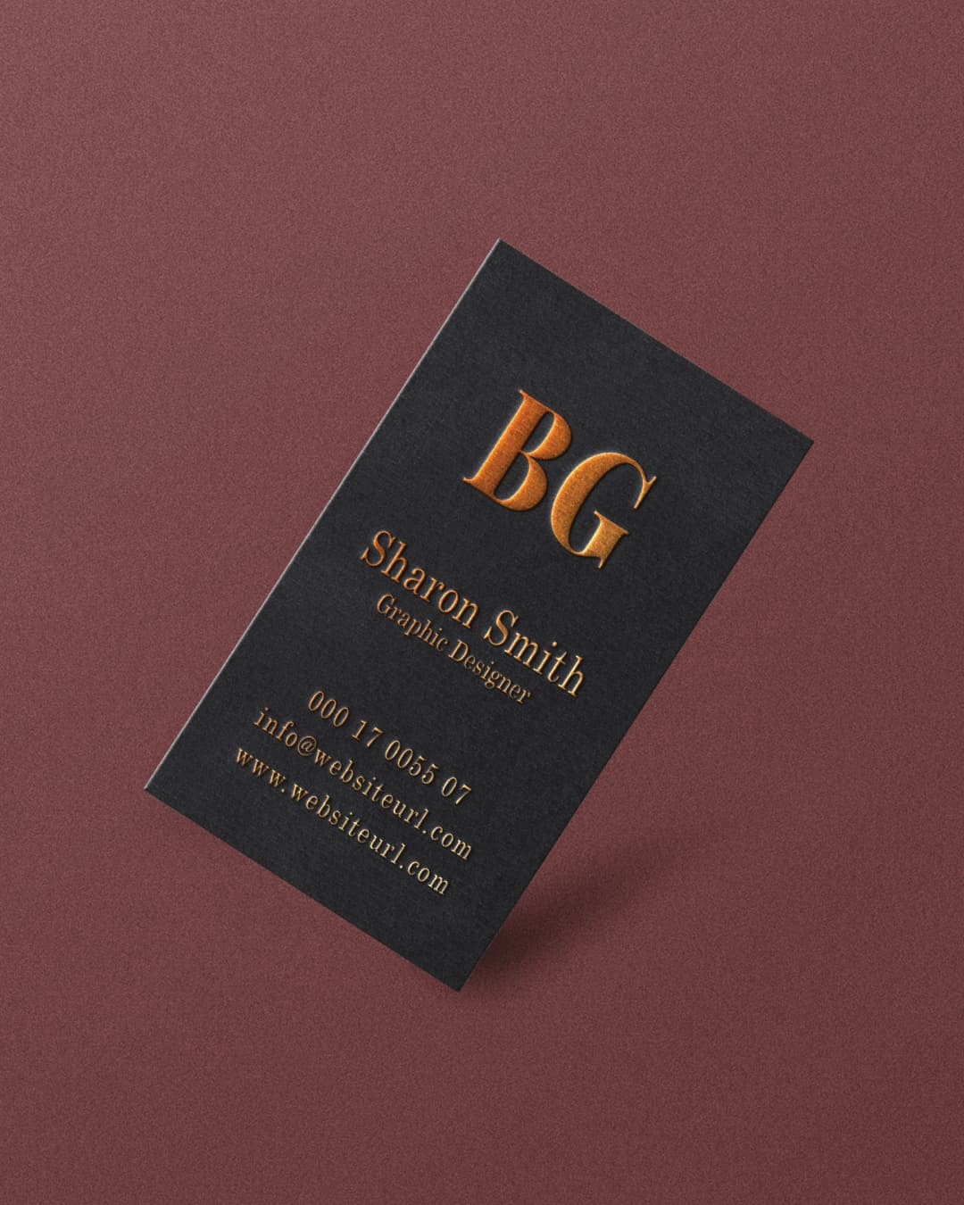 Raised Spot UV Business Cards