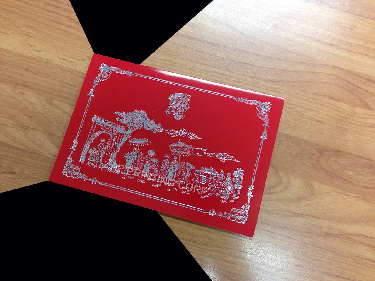 RD8-DB-S [V-L-01] Scarlet Opulence Wedding Entourage