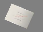 Sophisticated Edges Ecru [CC-22] Elegant Wedding Invitation