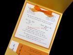 PSQ-77-MNM-EF-RD6 Gold, Fizz, Poison Ivory Pocket & Folder Invitation