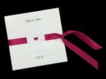 Paneled Heart [CC-35] Pocket & Folder Invitation