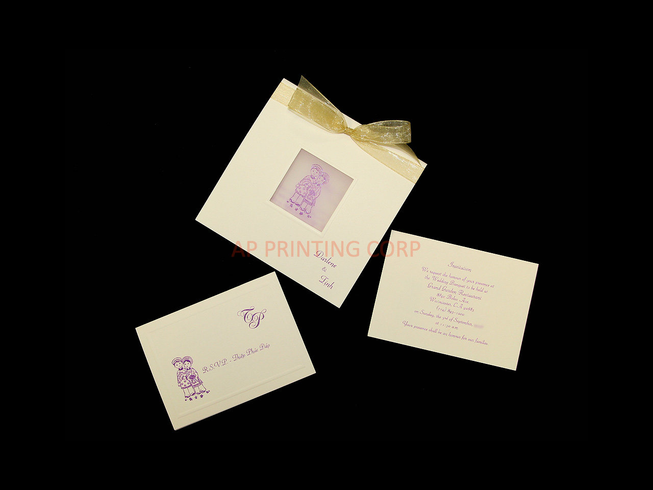 CHASE-SQ-ECRU-DR2 [I-12] Pocket & Folder Invitation 1