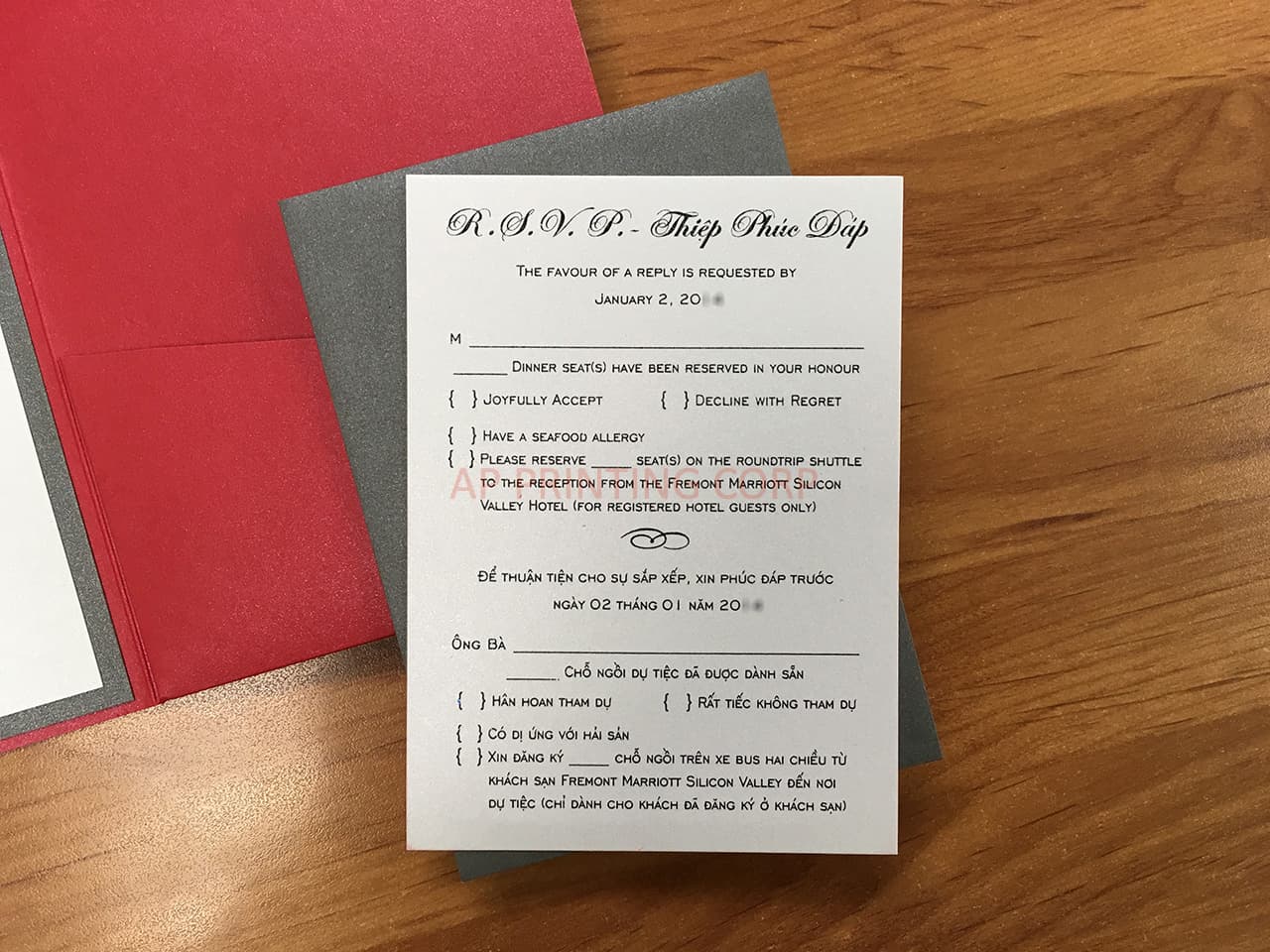 PAL-BL-57-MMM Jupiter, Ionised, Crystal Pocket & Folder Invitation