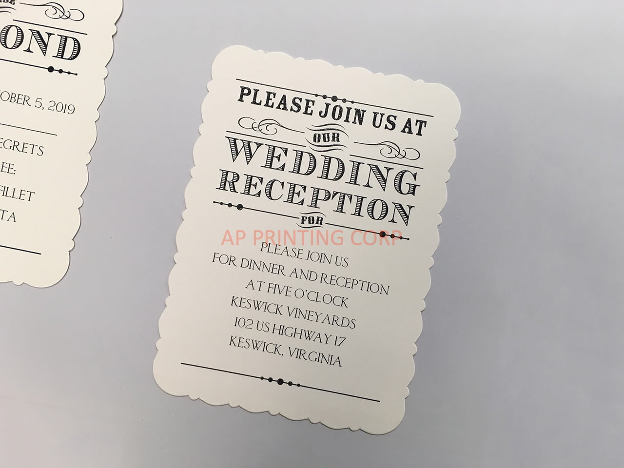 Typography Inspiration [CC-75] Pocket & Folder Invitation