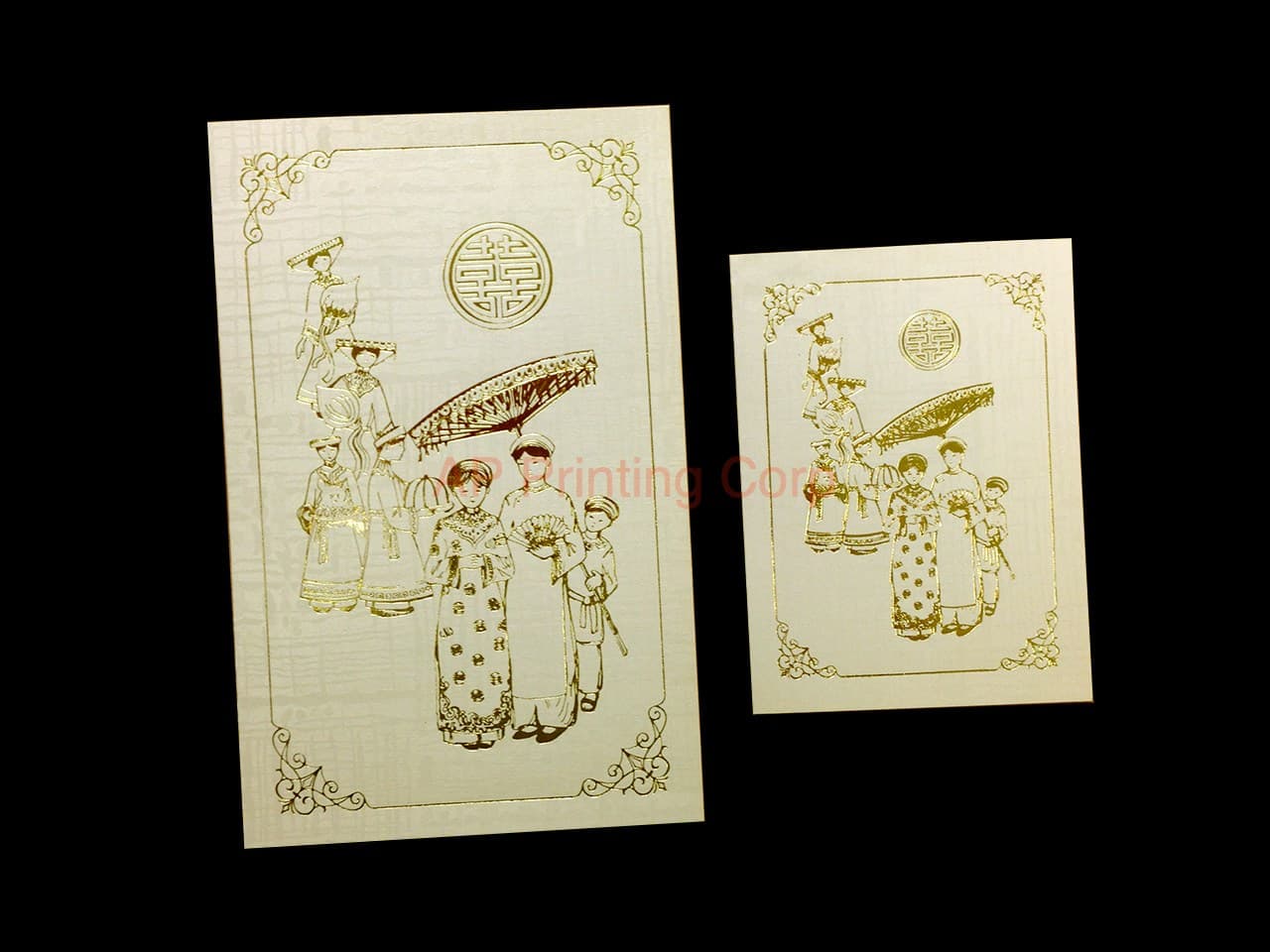 DR1-VT-V [V-L-01] Serenity Unveiled Bride & Groom Wedding Invitation