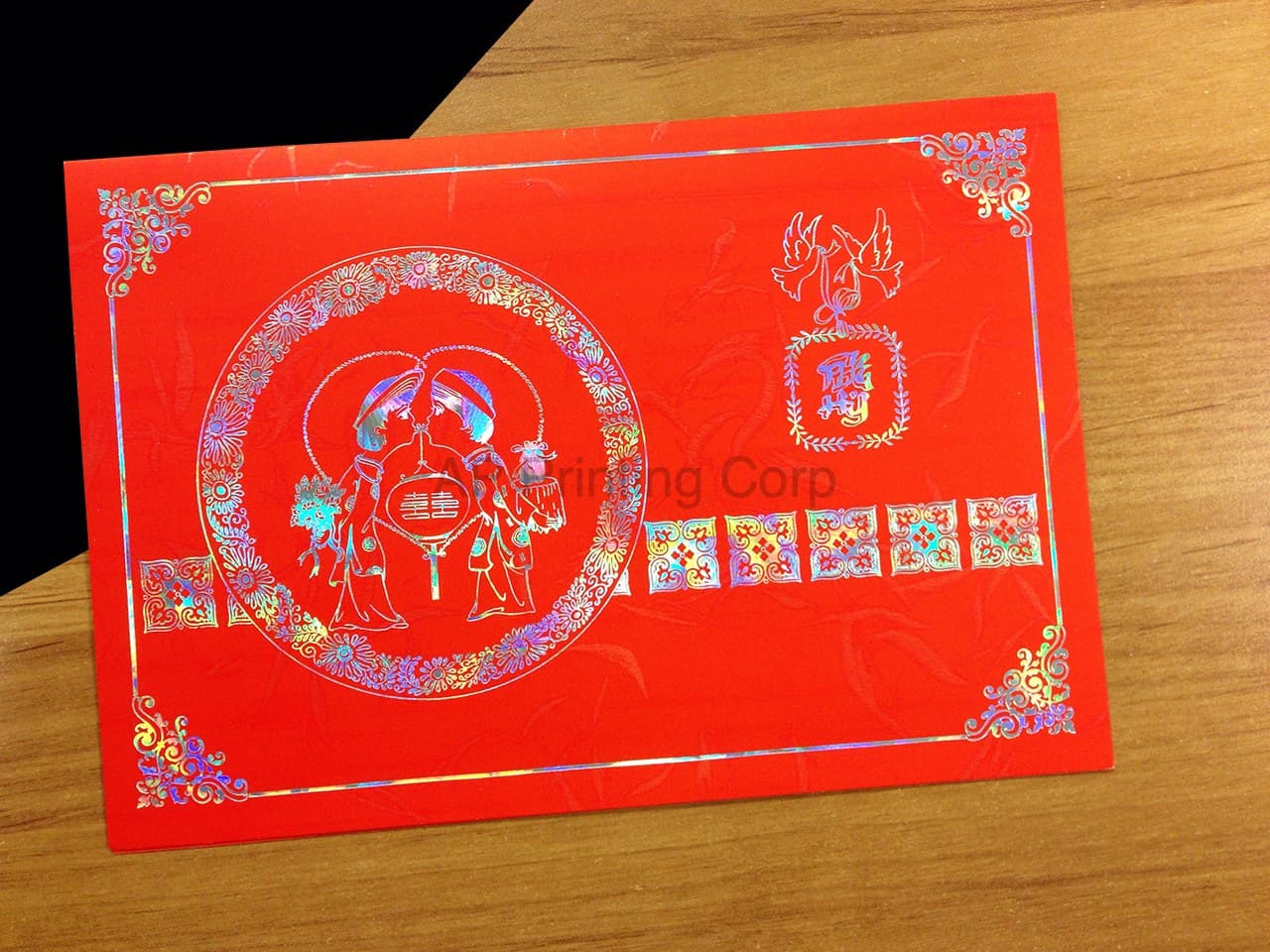 DR7-DR-RF [V-L-02] Charm of Love Bride & Groom Wedding Invitation