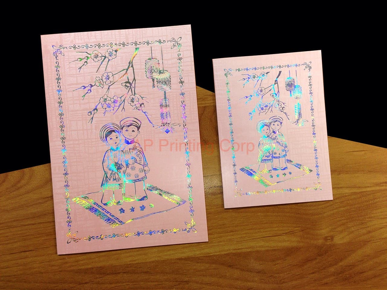 DRCM-HT-RF [V-L-02] Divine Rose Flourish Bride & Groom Wedding Invitation