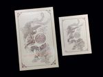 RP2-TT-S-B [V-L-01] Eastern Enchantment Dragon & Phoenix Wedding Invitation