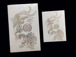 RP2-TT-V [V-L-01] Dragon & Phoenix Elegance Wedding Invitation