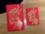 RP2-DVS2-V [V-L-02] Whispers of the Orient Dragon & Phoenix Wedding Invitation