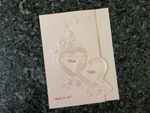 K4471 [I-10] Floral & Hearts Melody Wedding Invitation