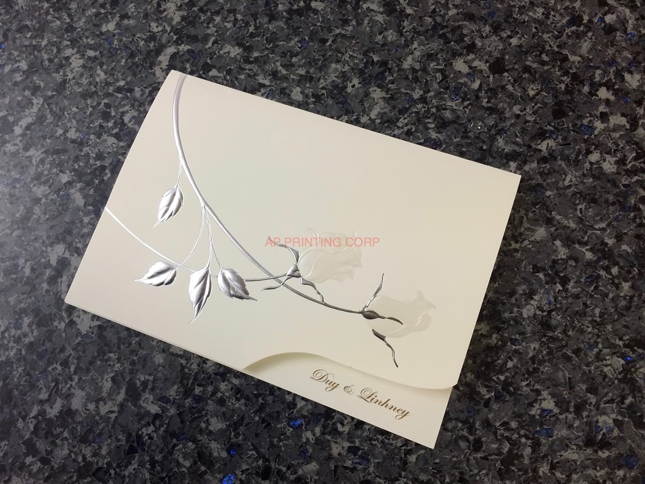 ART-41009 [I-11] Charming Bellflowers Wedding Invitation