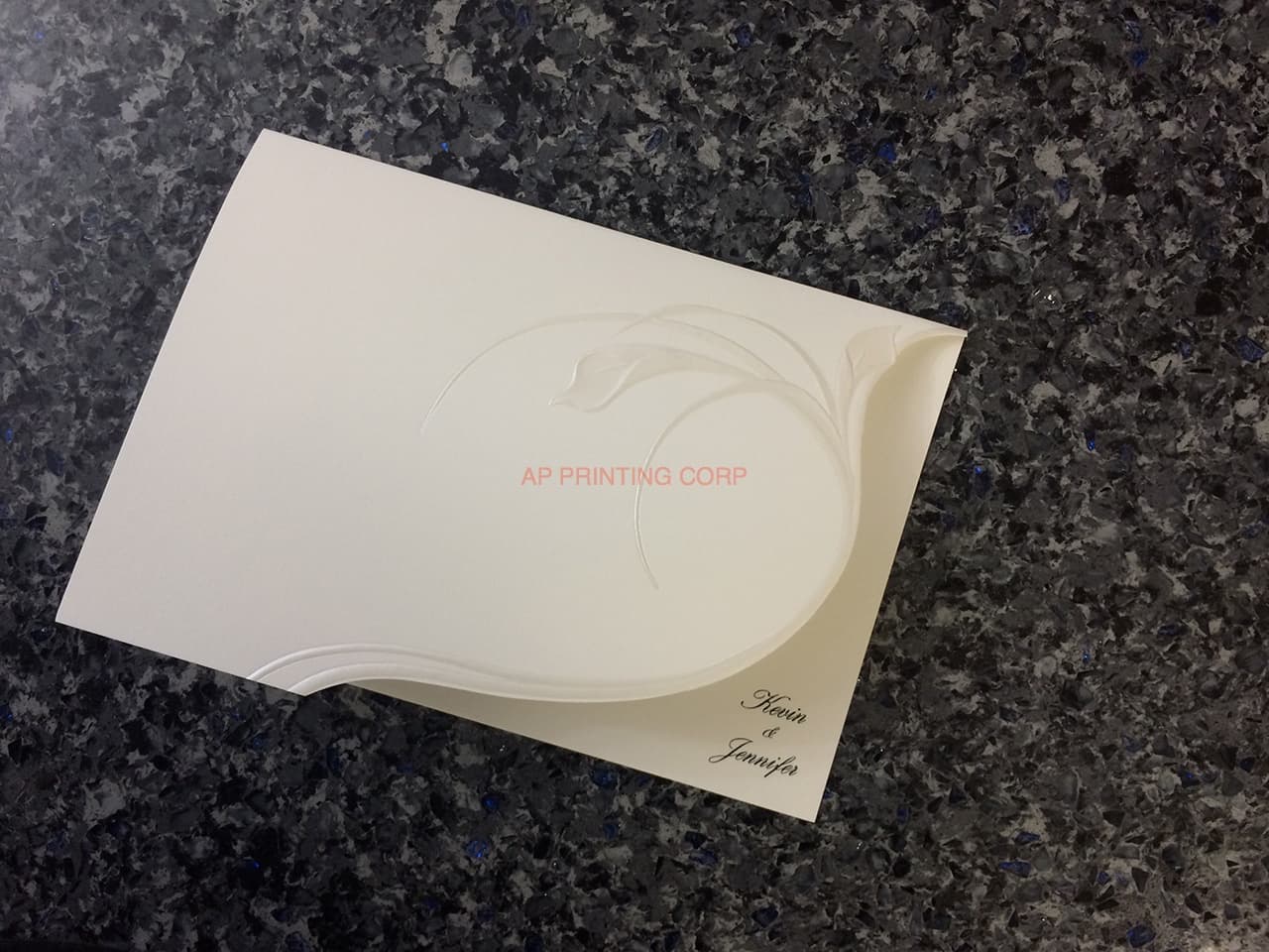 ART-84044 [I-11] Flowers Wedding Invitation