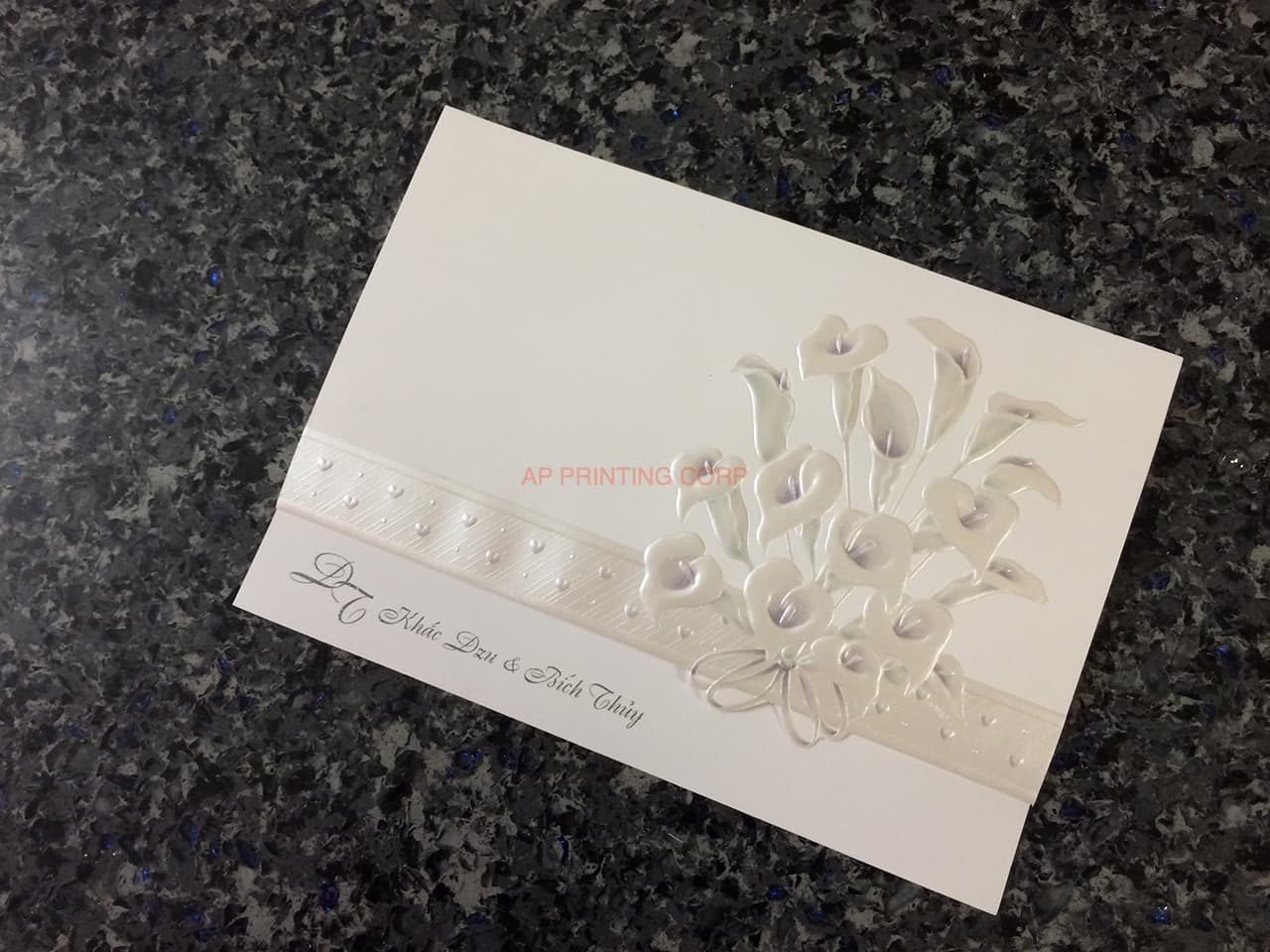 K8784 [I-11] Spring Harmony Flowers Wedding Invitation