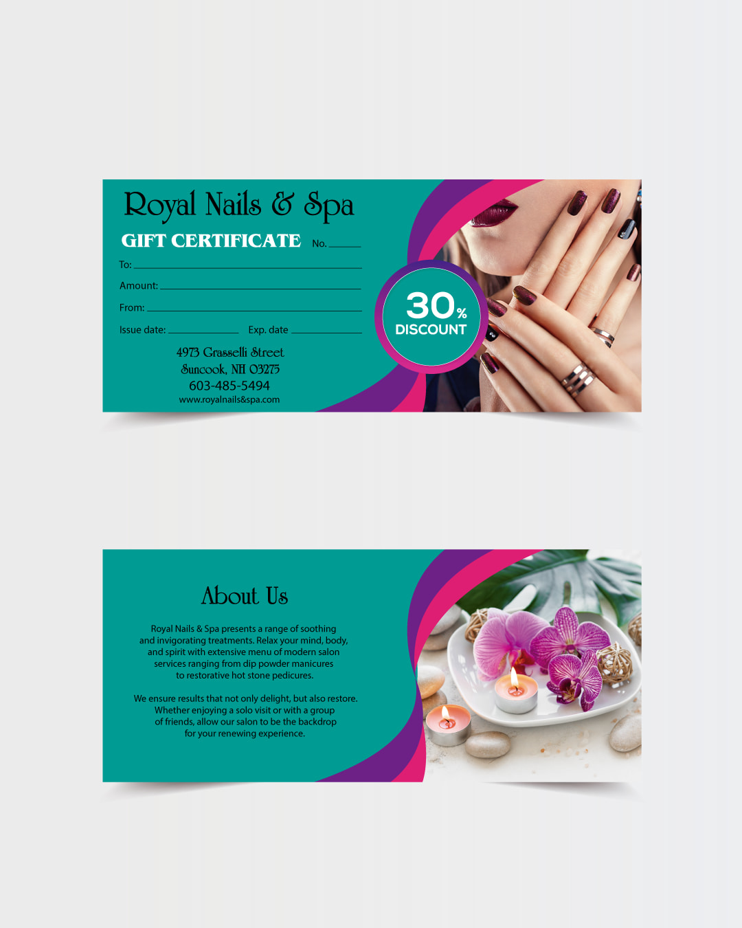 Chick Green Purple Nails & Spa Gift Certificate