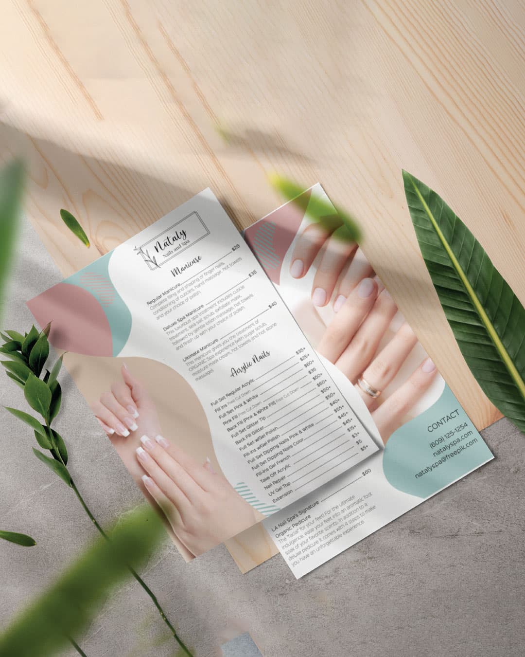 Delicate Colors Menu