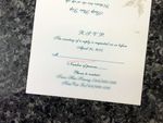K976 [I-11] Dusk Delights Birds & Doves Wedding Invitation