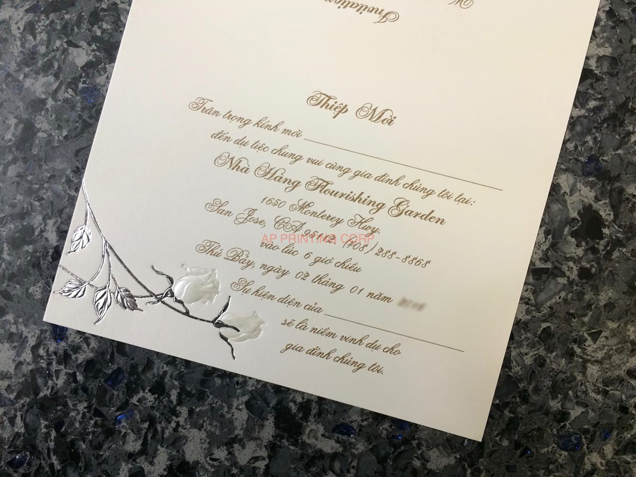 ART-41009 [I-11] Charming Bellflowers Wedding Invitation