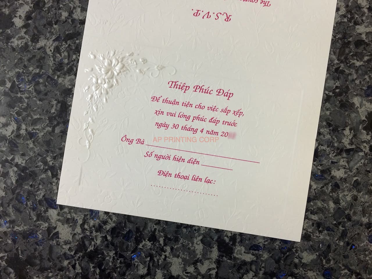 K9995 [I-10] Botanical Elegance Flowers Wedding Invitation