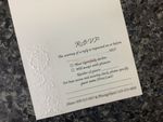 K8071 [I-10] Flowers Symphony Wedding Invitation