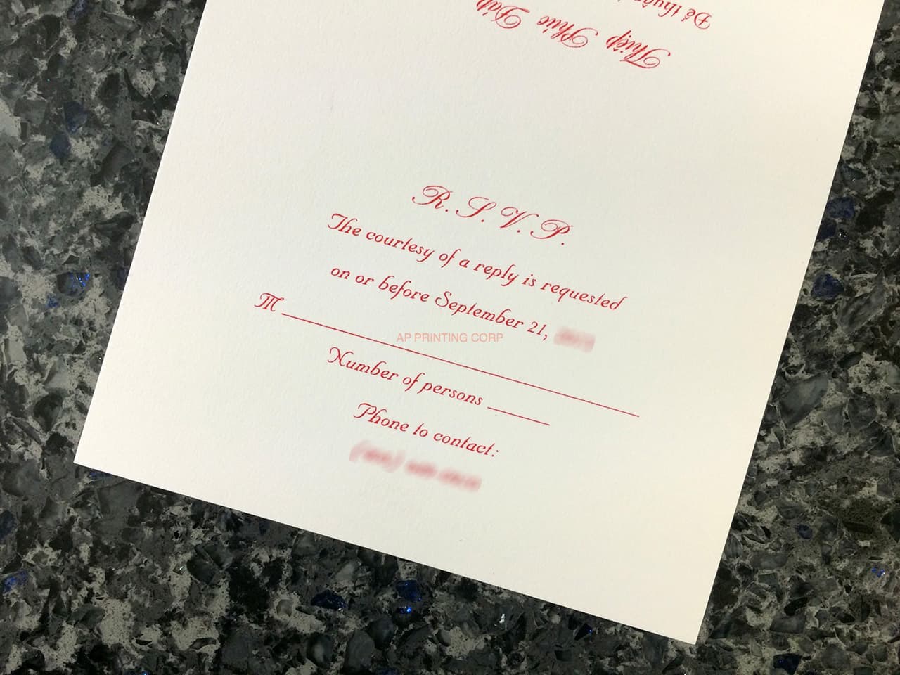 ART-08250 [I-10] Delicate Elegance Flowers Wedding Invitation