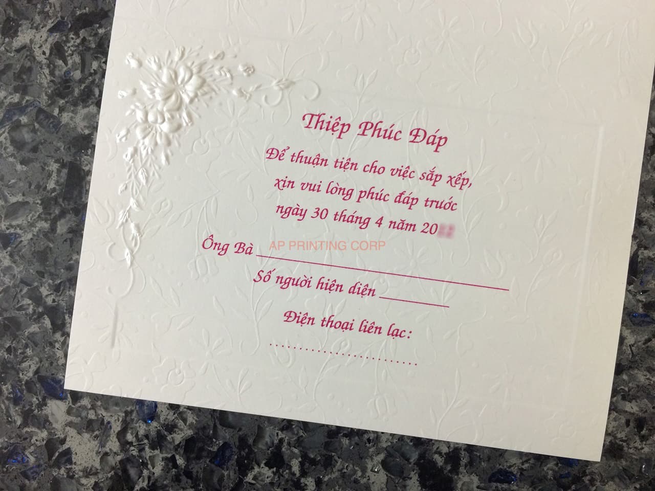 K9995 [I-10] Botanical Elegance Flowers Wedding Invitation