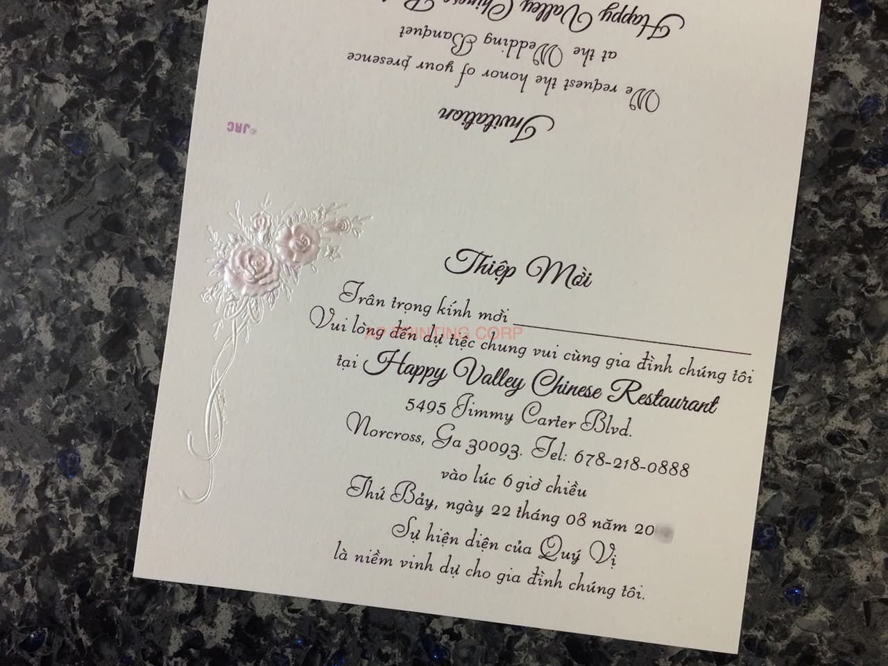 K9409 [I-10] Chic Serenade Birds & Doves Wedding Invitation