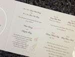 ART-08250 [I-10] Delicate Elegance Flowers Wedding Invitation