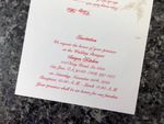 K970 [I-11] Ornate Love Birds & Doves Wedding Invitation