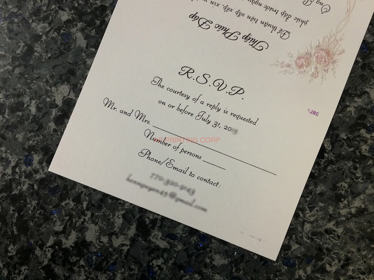 K9409 [I-10] Chic Serenade Birds & Doves Wedding Invitation