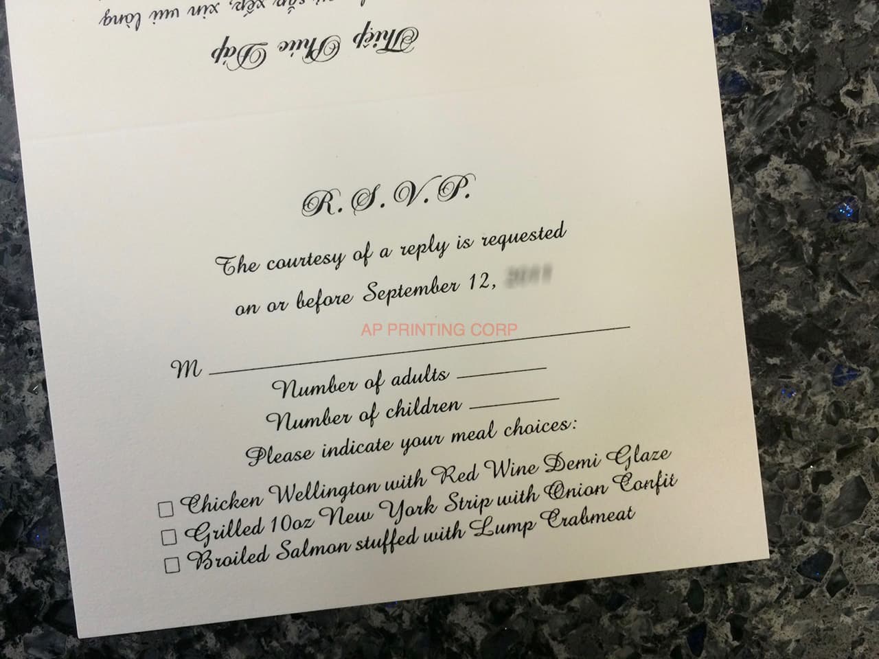 ART-41009 [I-11] Charming Bellflowers Wedding Invitation