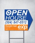 Exp Realty Soft Colors Arrow Shape Sign