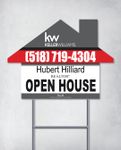 Keller Williams Realty Harmonious Red House Shape Sign