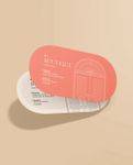 Oval Business Cards