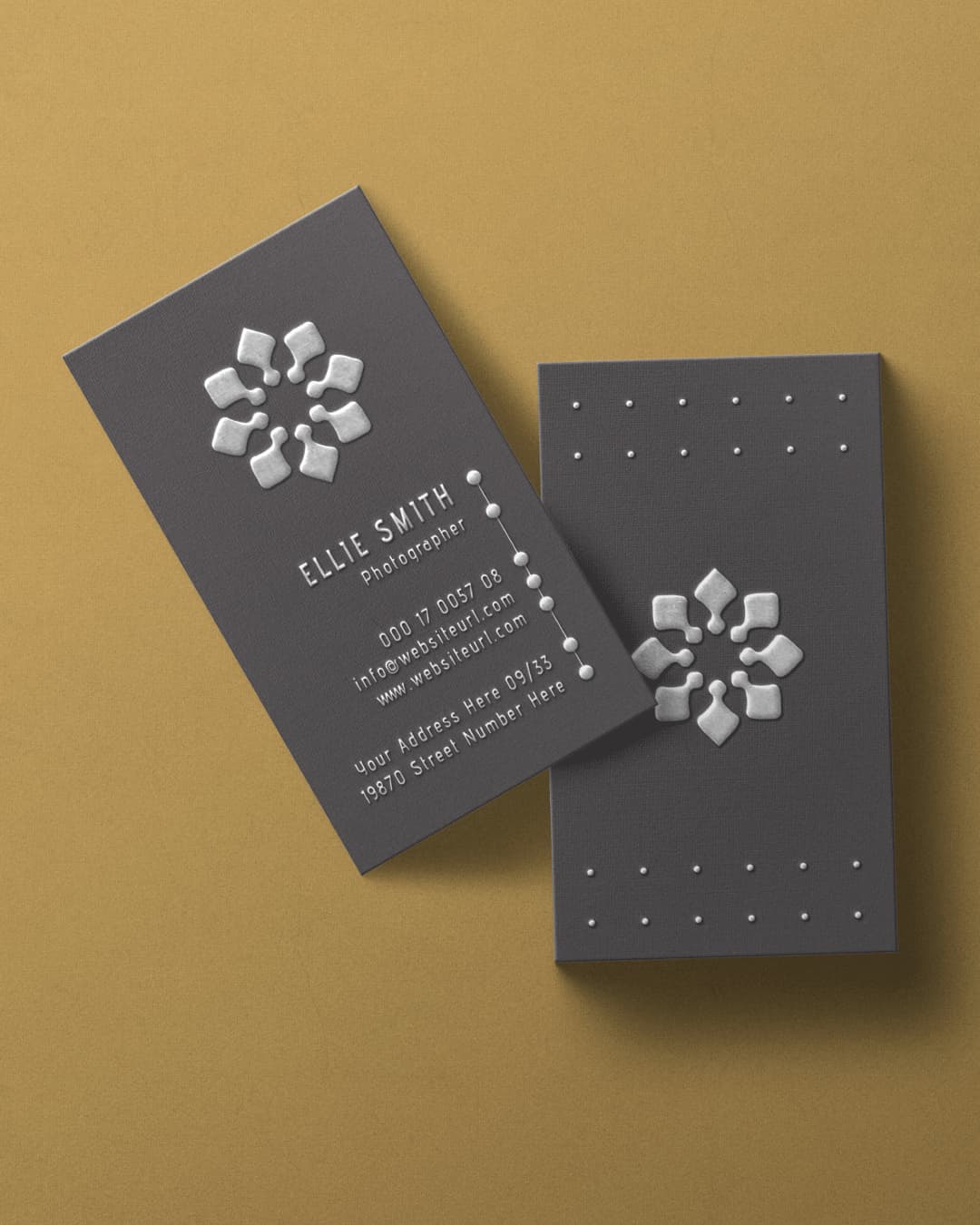 Raised Spot UV Business Cards