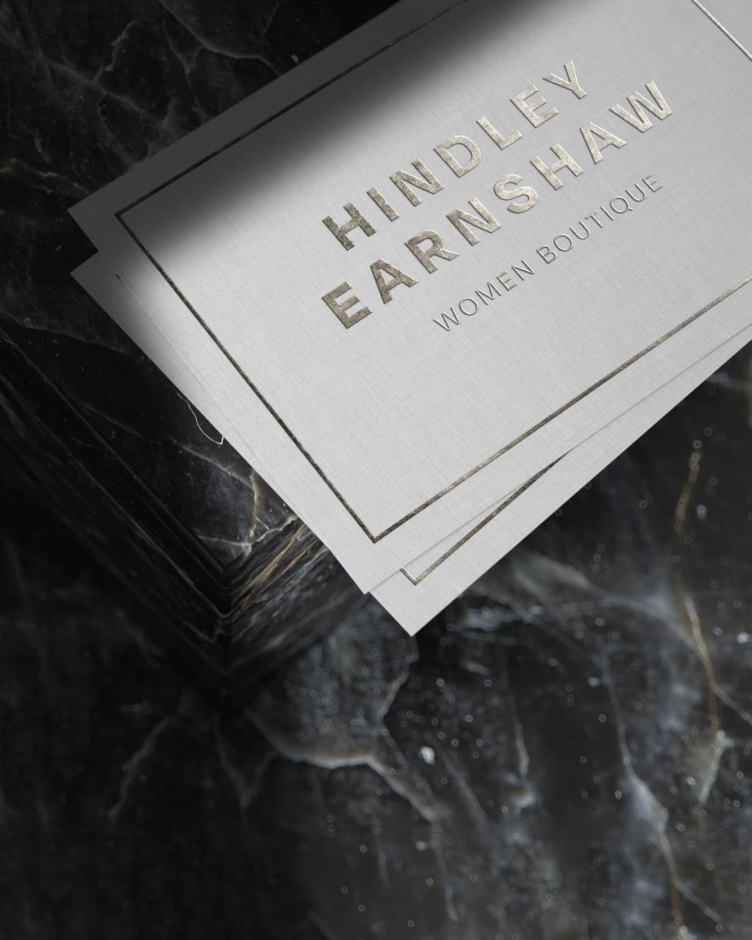 Raised Foil Business Cards