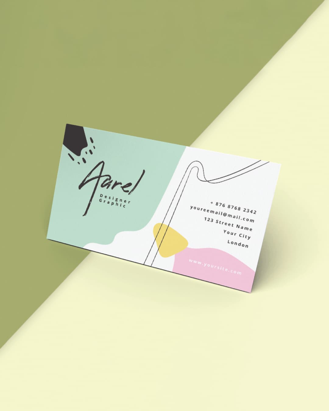 Suede Business Cards