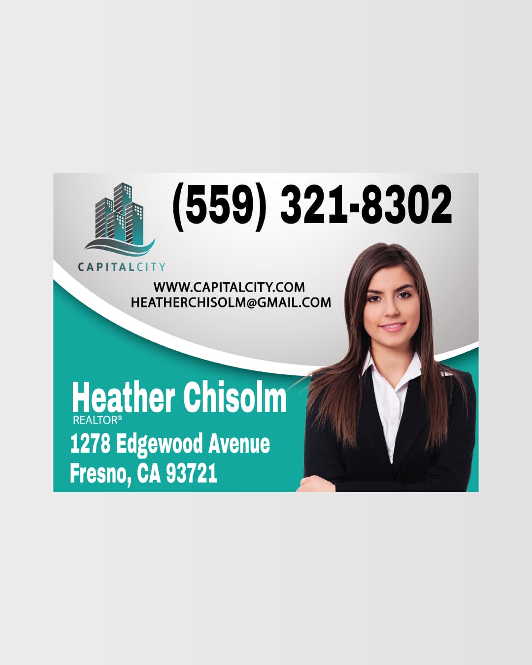 Real State Car Magnet